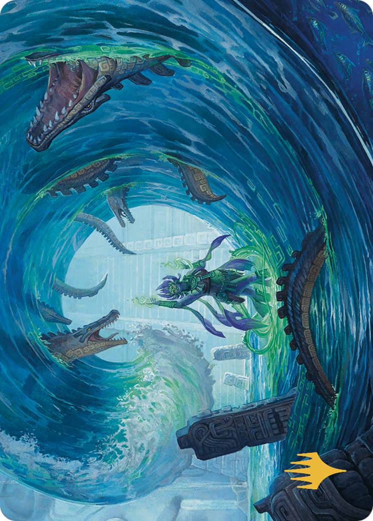 Wave Goodbye // Wave Goodbye (ALCI-076) - The Lost Caverns of Ixalan Art Series (Borderless) Foil-3