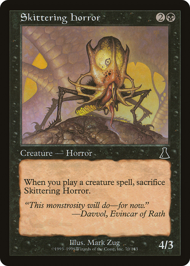 Skittering Horror [Urza's Destiny]-1