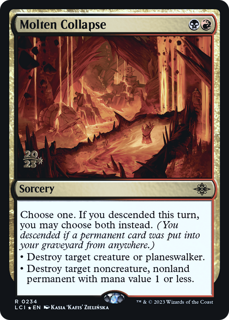 Molten Collapse [The Lost Caverns of Ixalan Prerelease Cards]-1