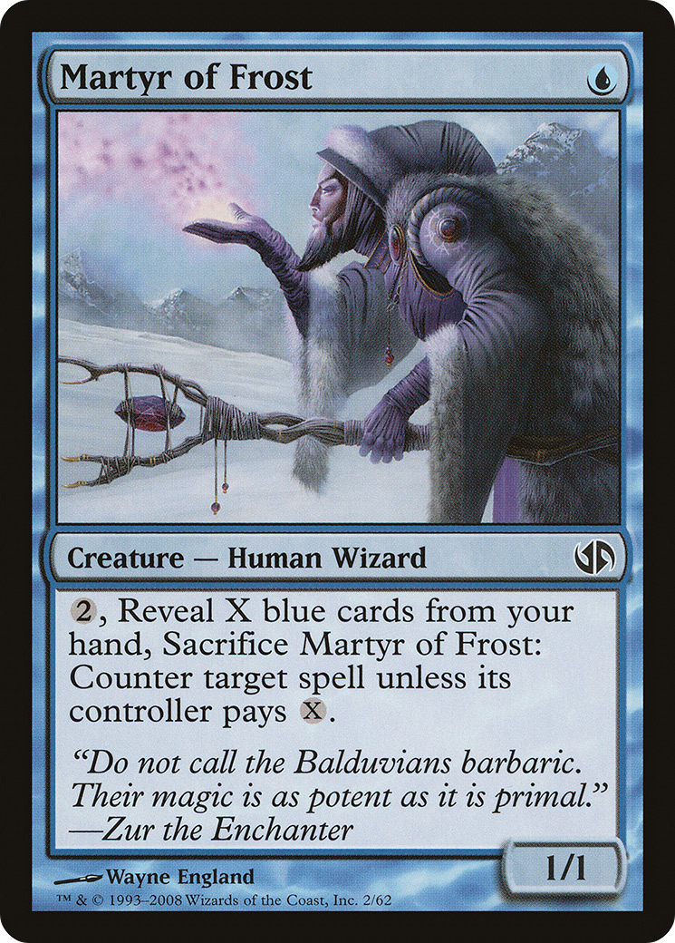 Martyr of Frost [Duel Decks: Jace vs. Chandra]-1