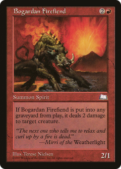 Bogardan Firefiend [Weatherlight]-1