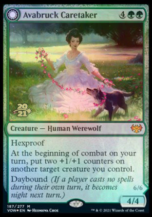 Avabruck Caretaker // Hollowhenge Huntmaster [Innistrad: Crimson Vow Prerelease Promos]-1
