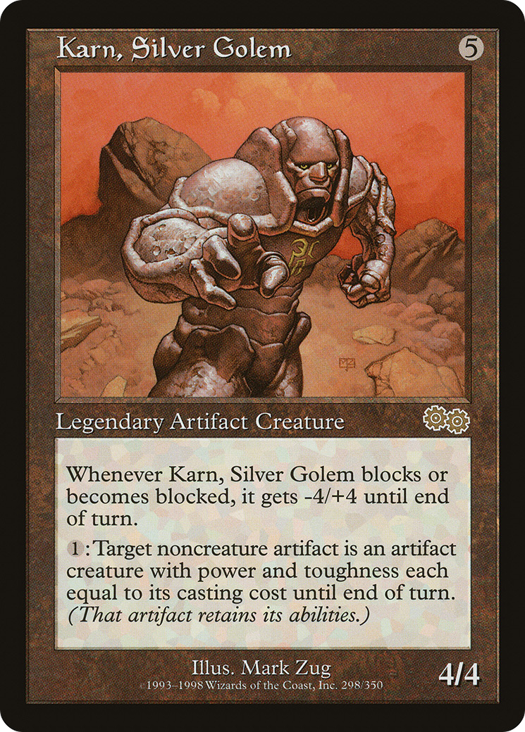 Karn, Silver Golem [Urza's Saga]-1