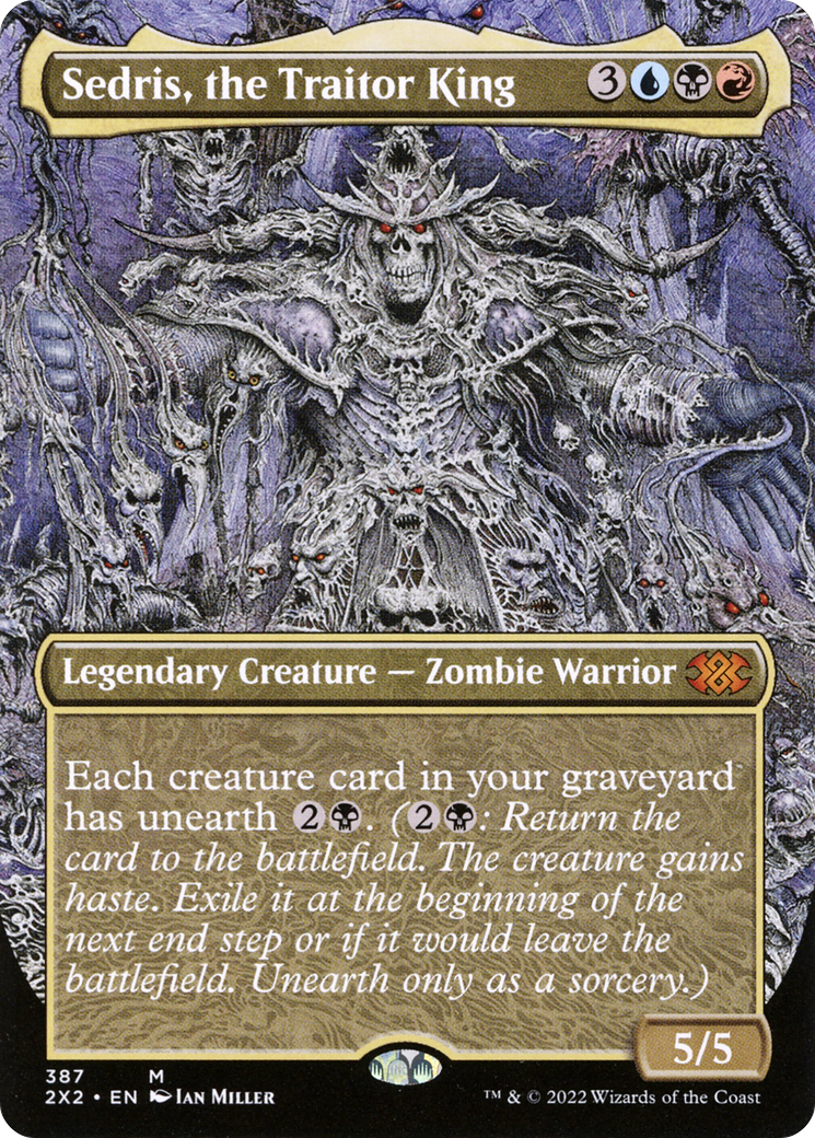 Sedris, the Traitor King (Borderless Alternate Art) [Double Masters 2022]-1