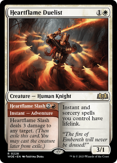 Heartflame Duelist // Heartflame Slash [Wilds of Eldraine]-1