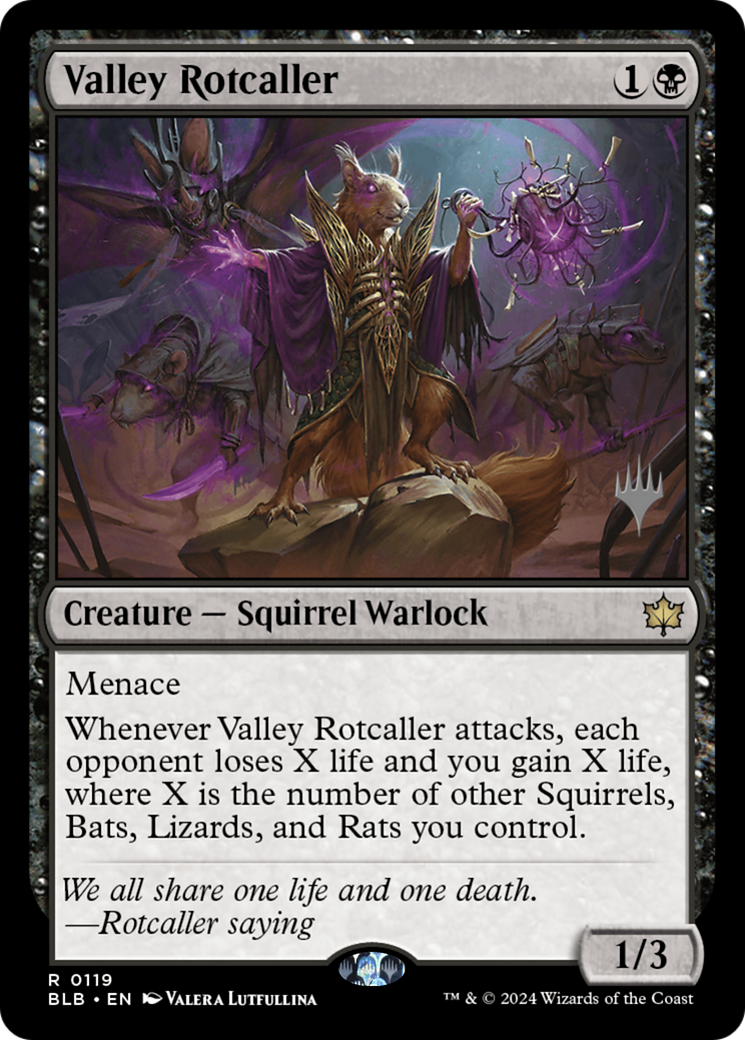 Valley Rotcaller (PPBLB-119) - Bloomburrow Promos-1