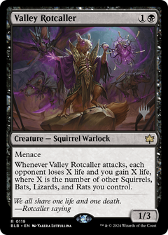 Valley Rotcaller (PPBLB-119) - Bloomburrow Promos Foil-1