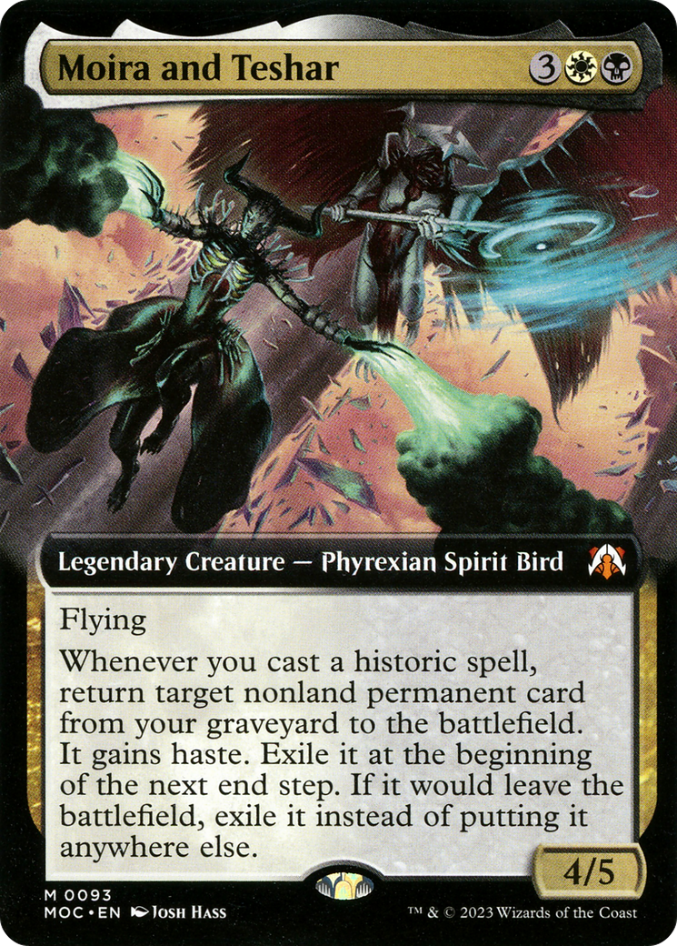 Moira and Teshar (Extended Art) [March of the Machine Commander]-1