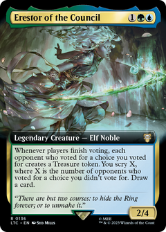 Erestor of the Council (Extended Art) [The Lord of the Rings: Tales of Middle-Earth Commander]-1