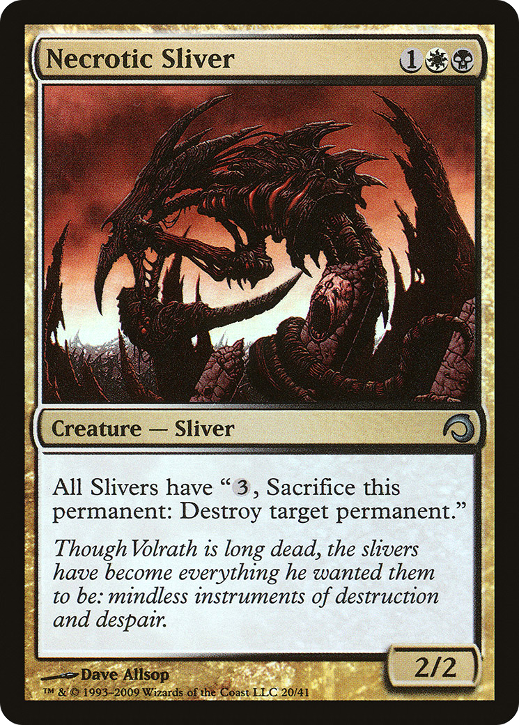 Necrotic Sliver [Premium Deck Series: Slivers]-1