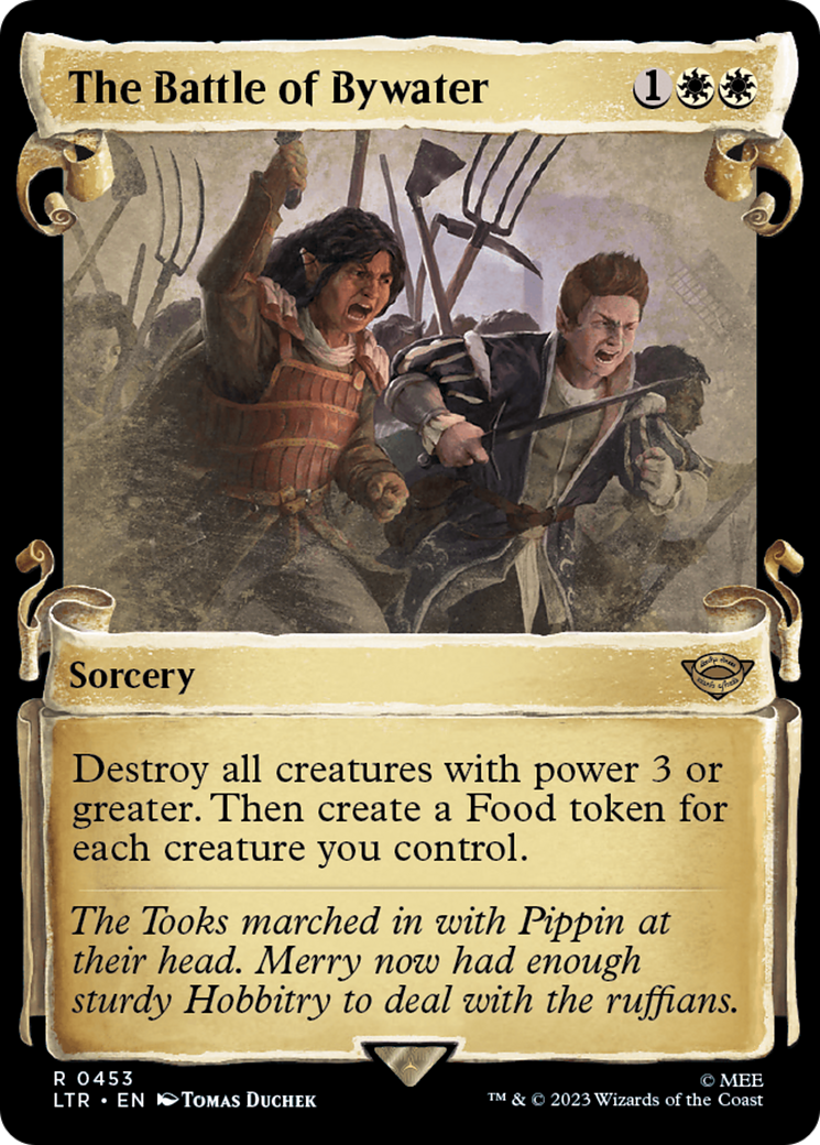 The Battle of Bywater [The Lord of the Rings: Tales of Middle-Earth Showcase Scrolls]-1