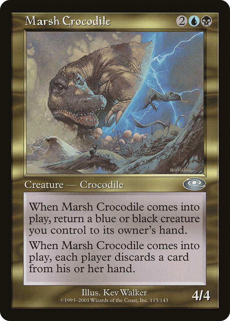 Marsh Crocodile [Planeshift]-1