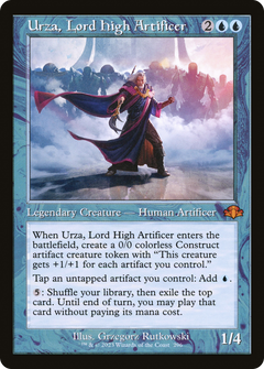 Urza, Lord High Artificer (Retro Frame) (DMR-296) - Dominaria Remastered Foil-1