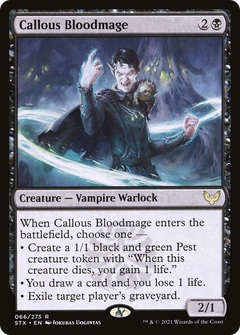 Callous Bloodmage [Strixhaven: School of Mages]-1