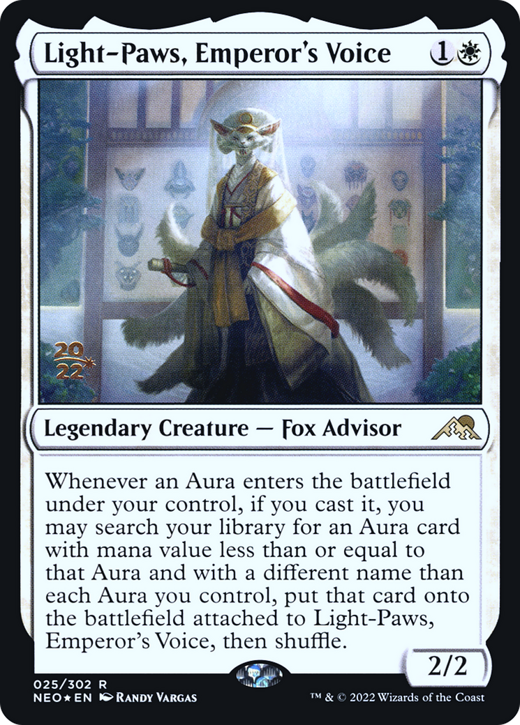 Light-Paws, Emperor's Voice [Kamigawa: Neon Dynasty Prerelease Promos]-1