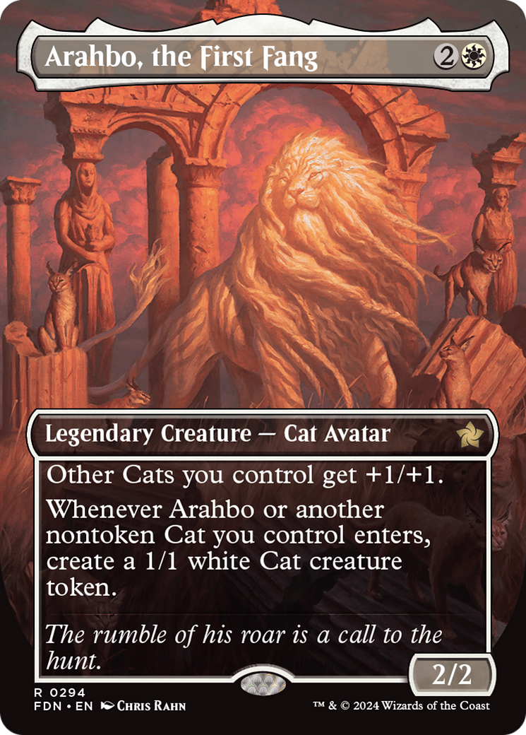 Arahbo, the First Fang (Borderless) [Foundations]-1