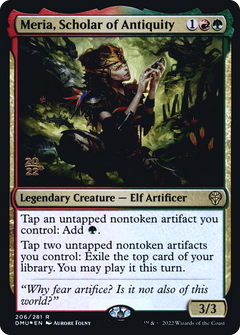 Meria, Scholar of Antiquity [Dominaria United Prerelease Promos]-1