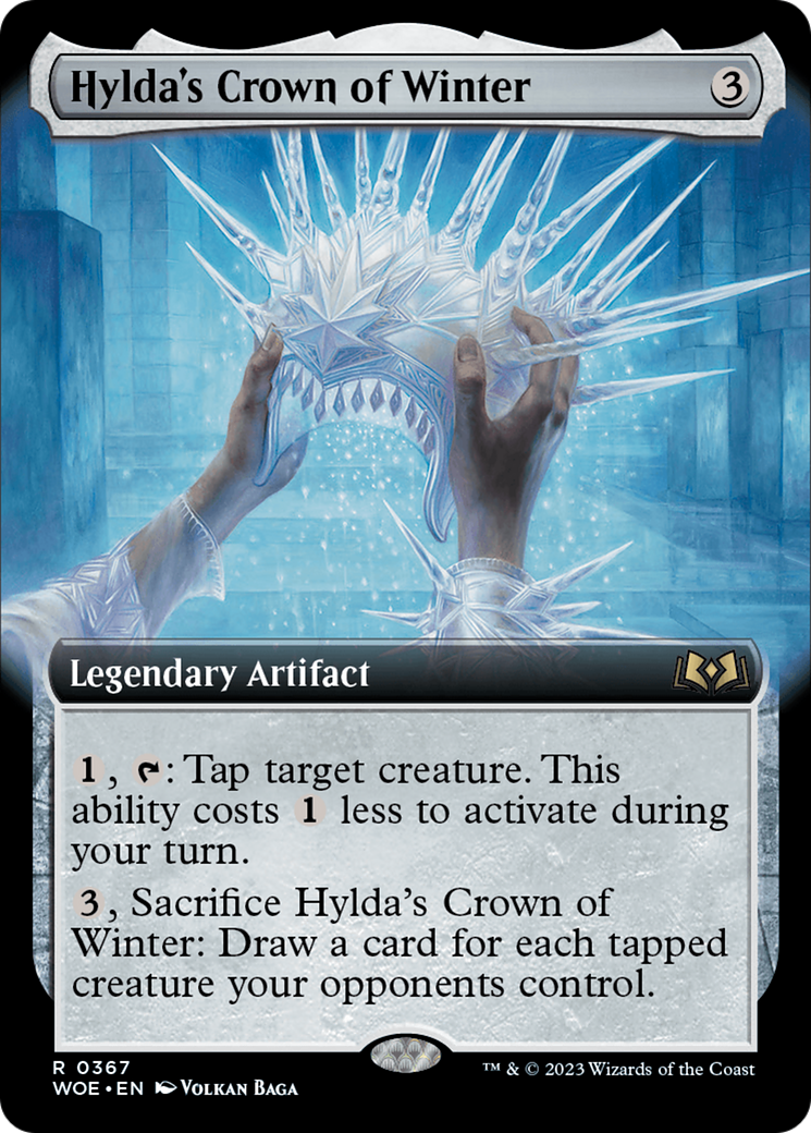 Hylda's Crown of Winter (Extended Art) [Wilds of Eldraine]-1