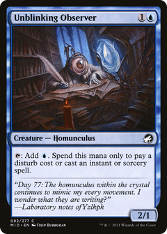 Unblinking Observer (MID-082) - Innistrad: Midnight Hunt Foil-1
