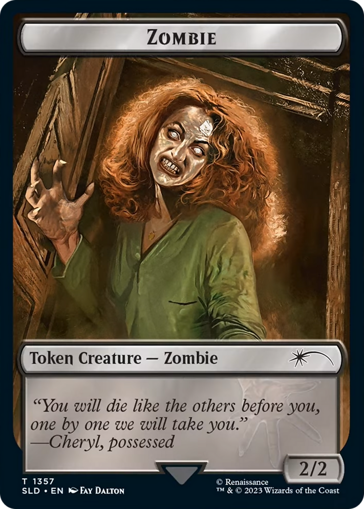 Zombie Token (SLD-1357) - Secret Lair Drop Foil-1