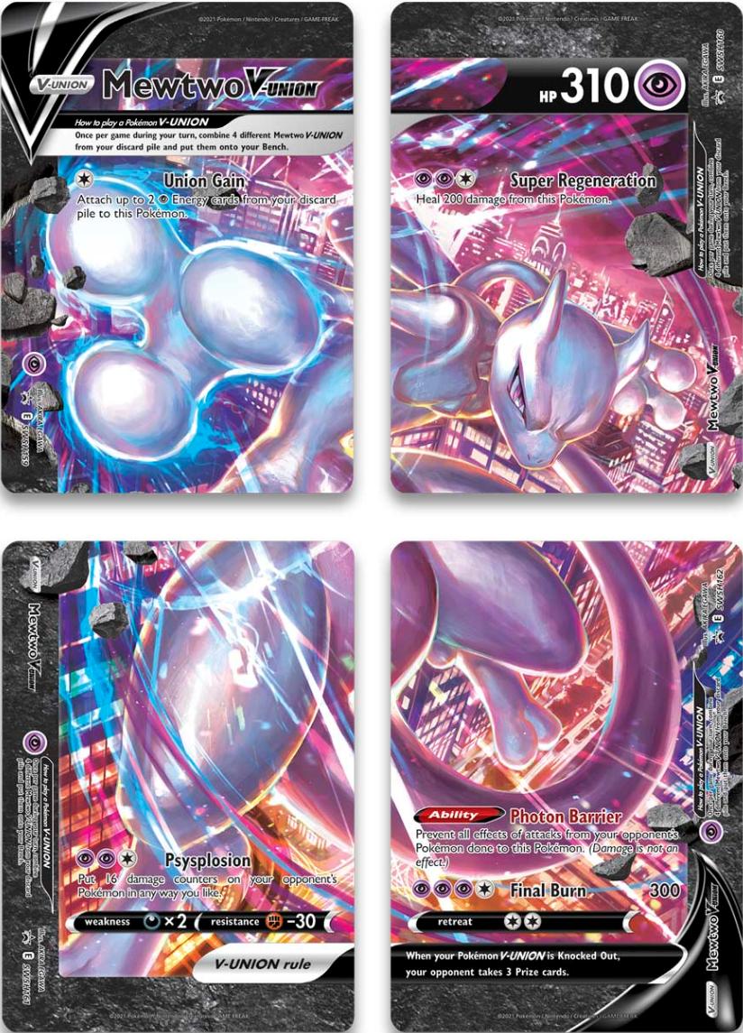 Mewtwo V-Union (Set of 4) [Sword & Shield: Black Star Promos]-1