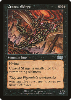 Crazed Skirge [Urza's Saga]-1