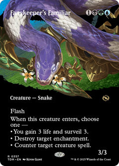 Fangkeeper's Familiar (Borderless) [Tarkir: Dragonstorm]-1
