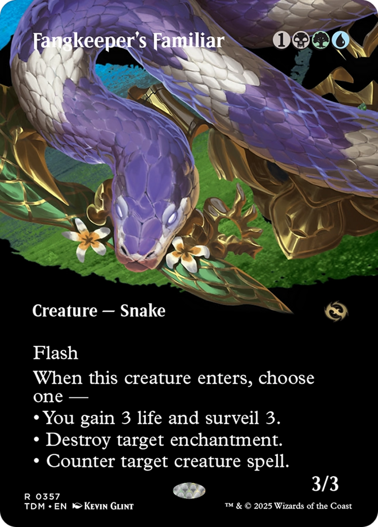 Fangkeeper's Familiar (Borderless) [Tarkir: Dragonstorm]-1