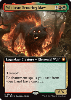 Wildsear, Scouring Maw (Extended Art) (BLC-044) - Bloomburrow Commander: (Extended Art)-1