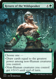Return of the Wildspeaker (Extended Art) [Throne of Eldraine]-1