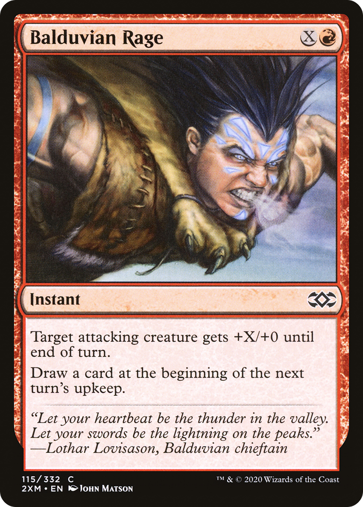 Balduvian Rage [Double Masters]-1