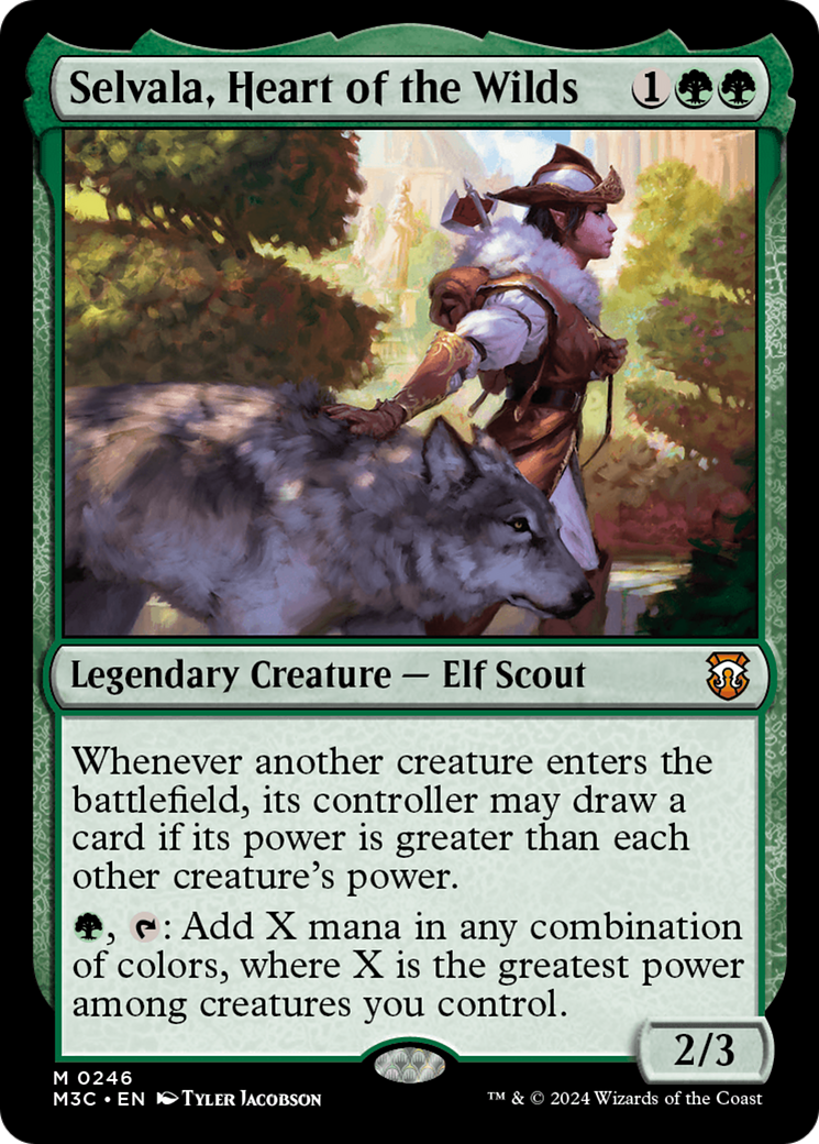 Selvala, Heart of the Wilds [Modern Horizons 3 Commander]-1