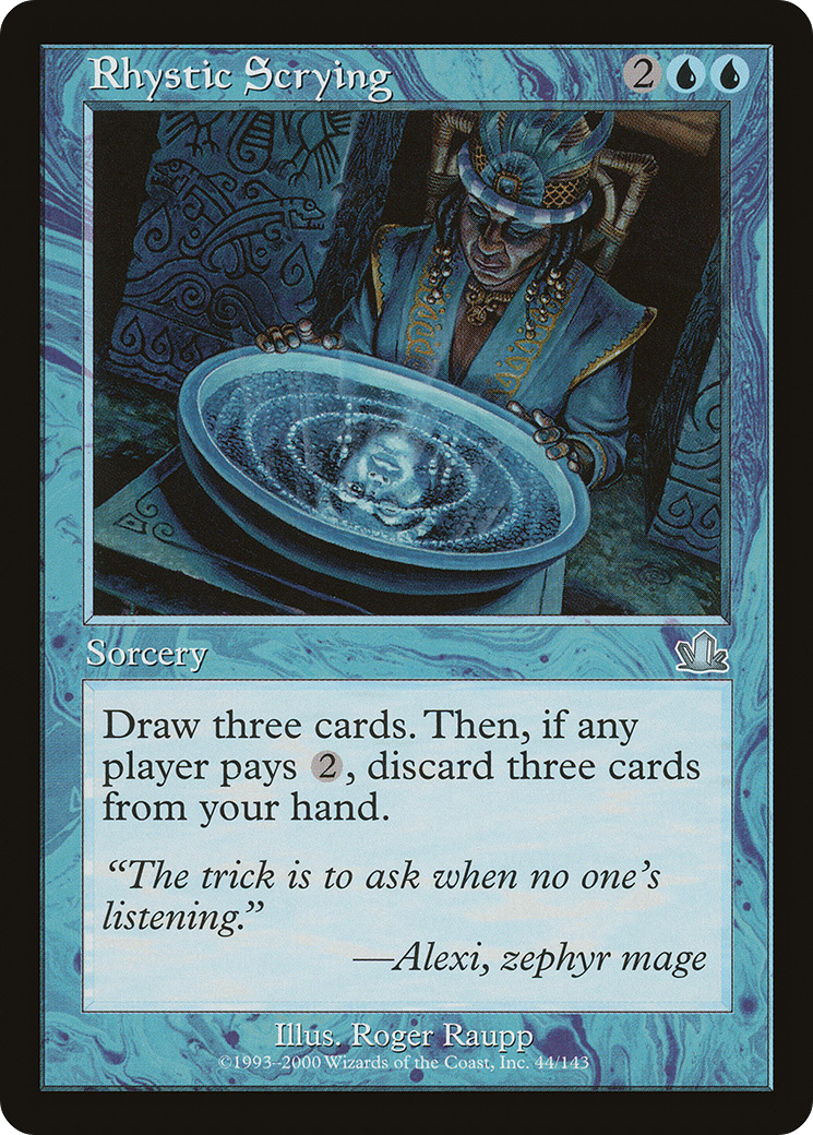 Rhystic Scrying [Prophecy]-1