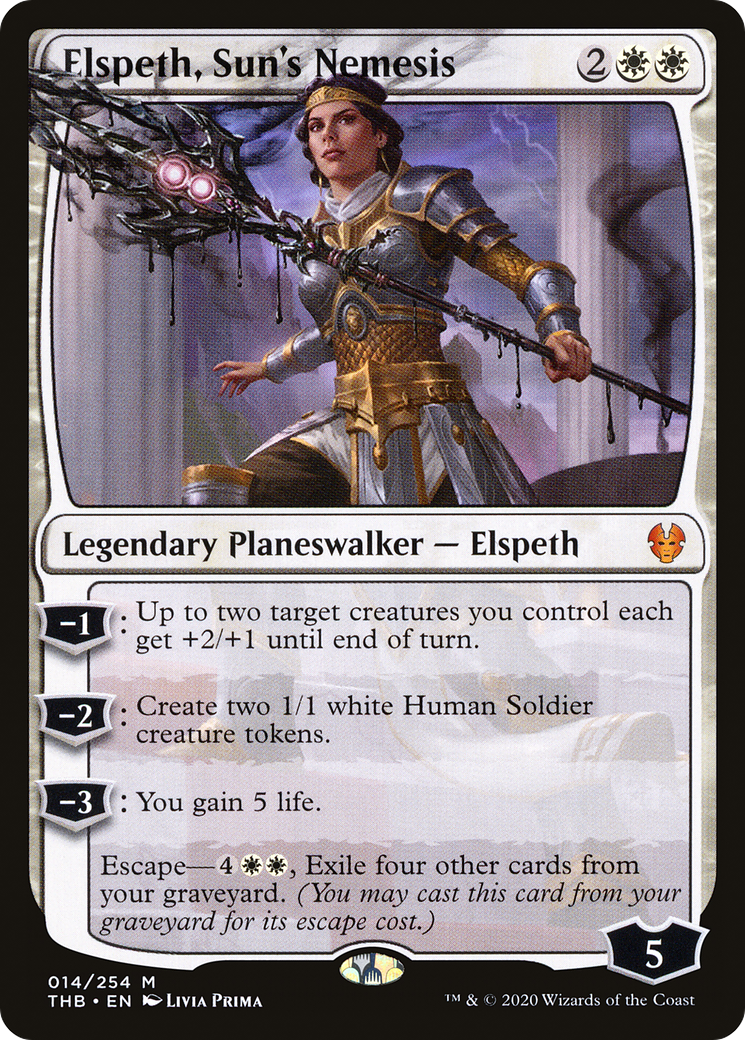 Elspeth, Sun's Nemesis [Theros Beyond Death]-1