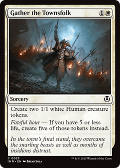 Gather the Townsfolk [Innistrad Remastered]-1