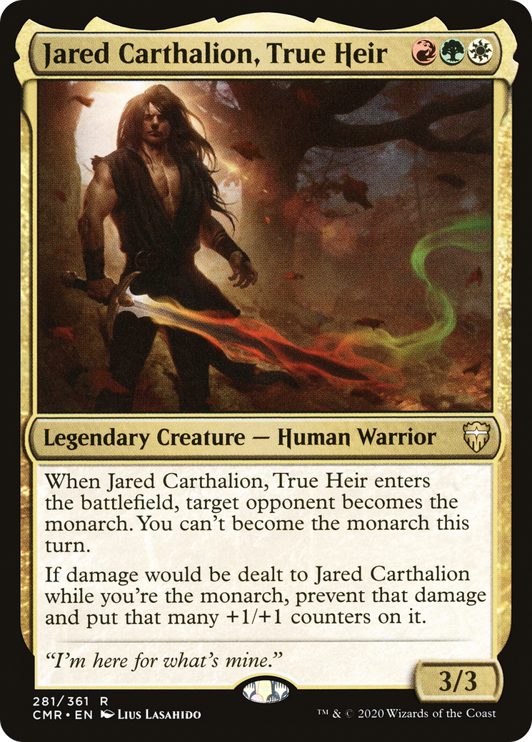 Jared Carthalion, True Heir [Commander Legends]-1