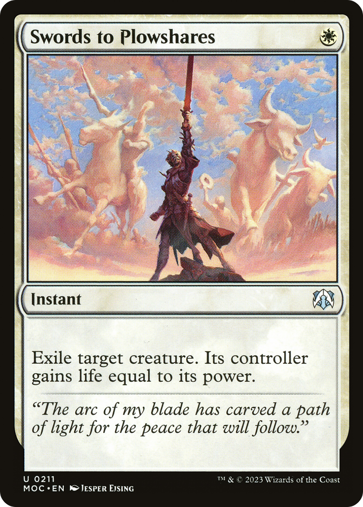 Swords to Plowshares [March of the Machine Commander]-1