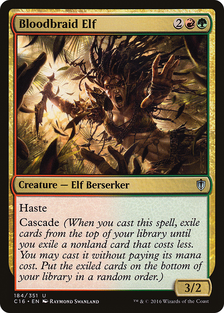 Bloodbraid Elf [Commander 2016]-1
