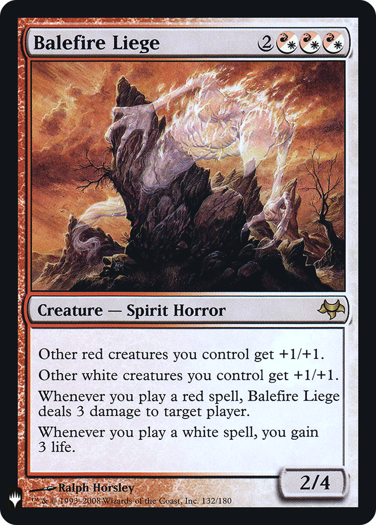 Balefire Liege (LIST-132) - The List Foil-1