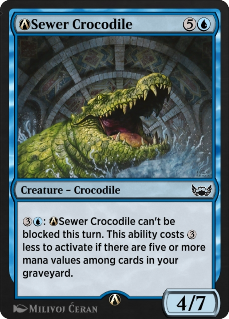 A-Sewer Crocodile (SNC-A-60) - Streets of New Capenna-1