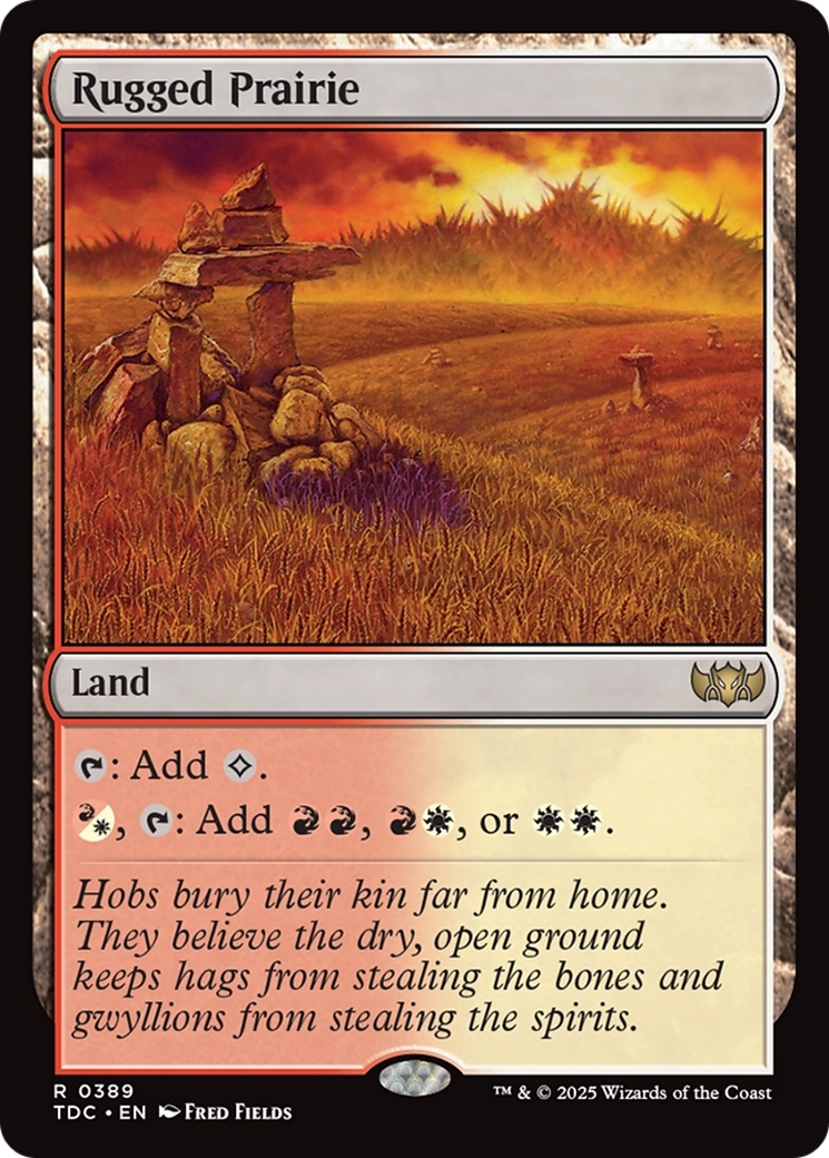 Rugged Prairie [Tarkir: Dragonstorm Commander]-1