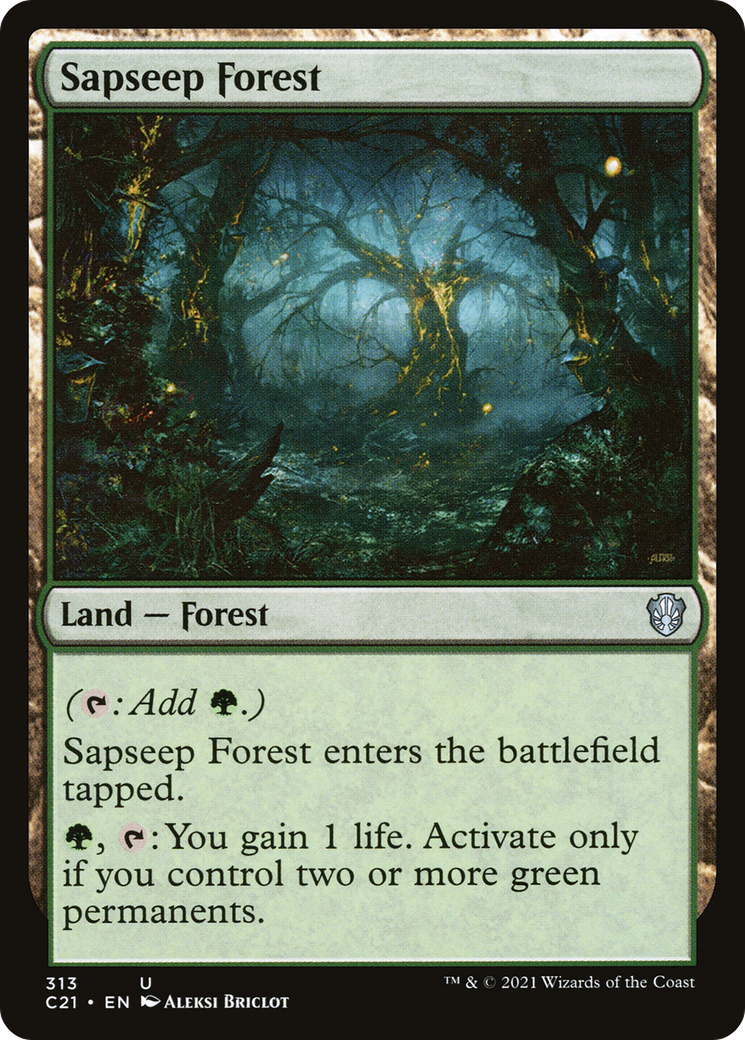 Sapseep Forest [Commander 2021]-1