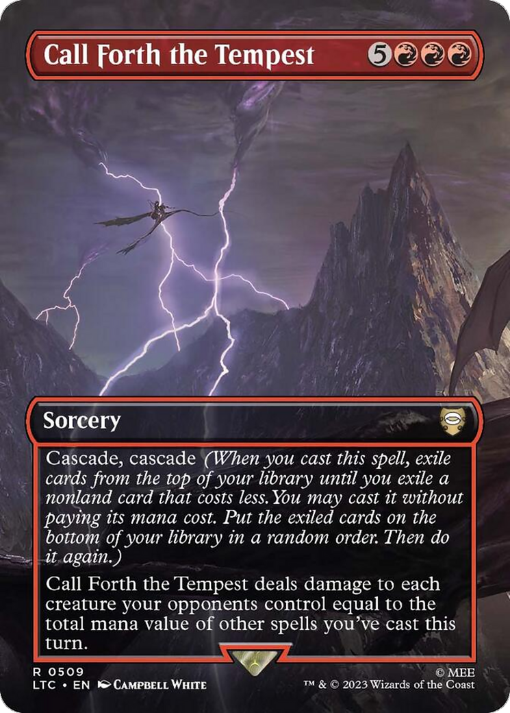 Call Forth the Tempest (Borderless) [The Lord of the Rings: Tales of Middle-Earth Commander]-1