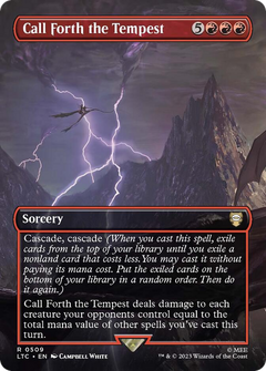 Call Forth the Tempest (Borderless) [The Lord of the Rings: Tales of Middle-Earth Commander]-1