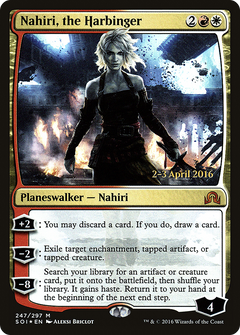 Nahiri, the Harbinger [Shadows over Innistrad Prerelease Promos]-1