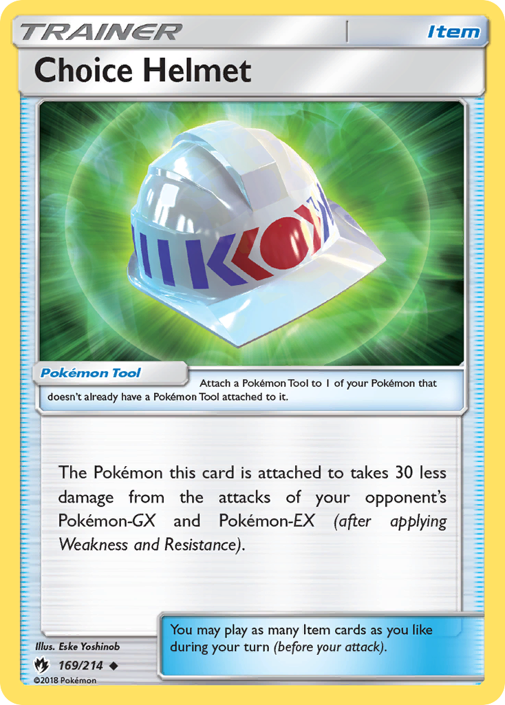 Choice Helmet (169/214) [Sun & Moon: Lost Thunder]-1