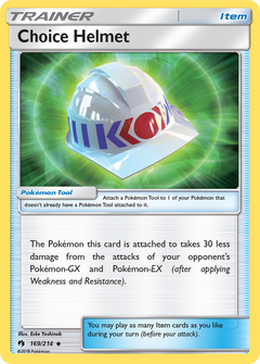 Choice Helmet (169/214) [Sun & Moon: Lost Thunder]-1
