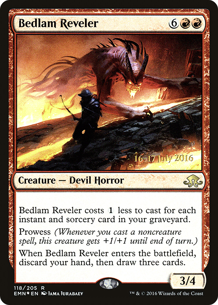 Bedlam Reveler [Eldritch Moon Prerelease Promos]-1
