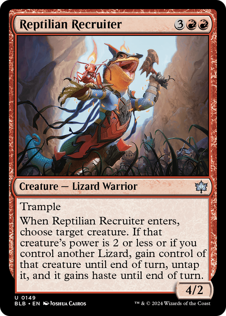 Reptilian Recruiter [Bloomburrow]-1