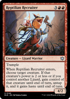 Reptilian Recruiter [Bloomburrow]-1